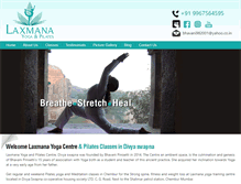 Tablet Screenshot of laxmanayoga.com